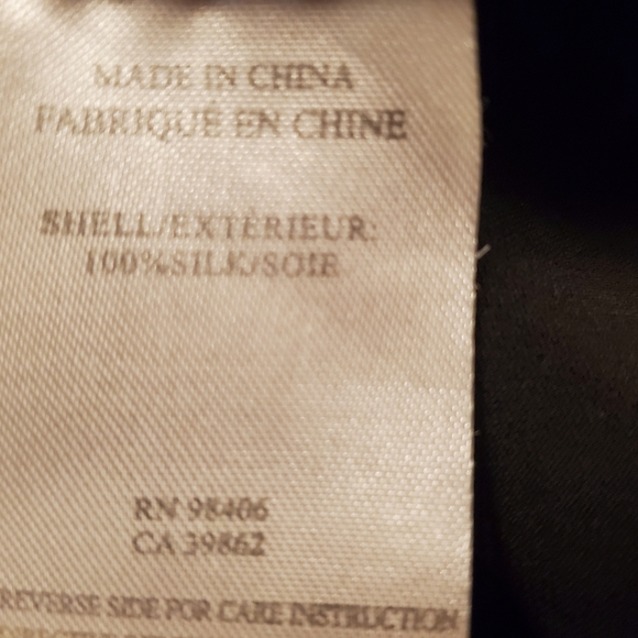 100% black Silk blouse size small by Theory - Picture 6 of 6